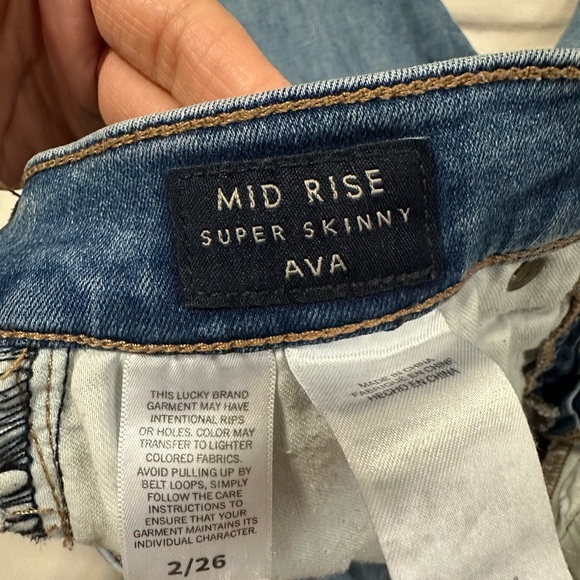 Lucky brand mid rise super skinny Ava jeans - Picture 7 of 10